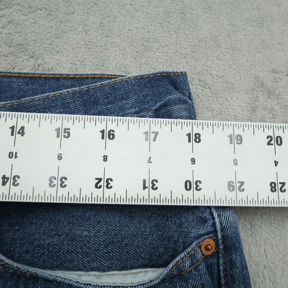 Levi's 505 Jeans Mens Size 36x32 Blue Regular Straight 100% Cotton Denim Pants - Picture 2 of 16